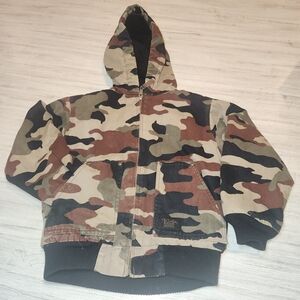 Walls Blizzard Pruf Coat Youth Camouflage Boys Size Medium 8/10 L1